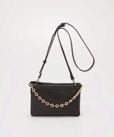 TOPKAPI 【TREASURE TOPKAPI】スムース レザー チェーン付き スワローマチ ミニ ショルダー バッグ