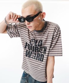 WEGO 【ユニセックス着用ITEM】ボーダ－グラフィックT（SS）