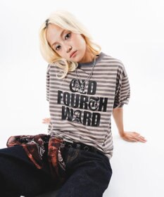 WEGO 【ユニセックス着用ITEM】ボーダ－グラフィックT（SS）
