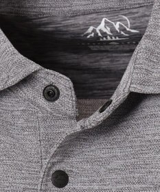 JOSEPH ABBOUD MOUNTAIN クールスキン鹿の子 ポロシャツ