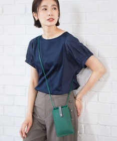 J.PRESS LADIES 【WEB限定カラーあり・セットアイテム】コインケース付き スマホ ポシェット