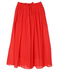 earth music&ecology コットンボイルボリュームスカート