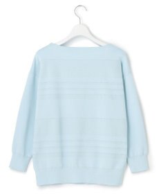 23区 【洗える】ラスターコットンポリエステル ニット