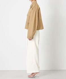 NAVE 【ReNAVE・セットアップ可/洗える】コットンリネンカルゼ ショートジャケット