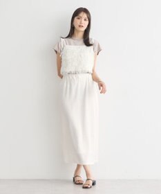 earth music&ecology 【接触冷感/洗濯機可】フレンチＴ