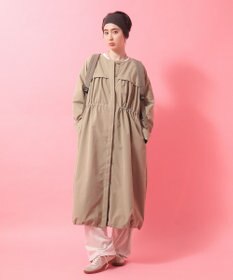 Green Parks ギャザードロストワンピース