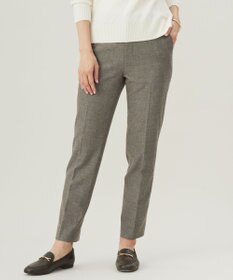 J.PRESS LADIES L 【洗える】チェルビック テーパード パンツ