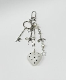 WEGO ドットハートキーホルダー