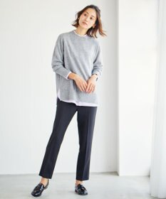 J.PRESS LADIES 【洗える】CASHMERE BLEND クルーネック ニット