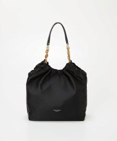 TOPKAPI 【TREASURE TOPKAPI】コンビチェーン ギャザー ナイロン トートバッグ