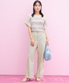 ANY SIS 【and GIRL掲載/アイスタッチ】フレンチスリーブ ニット