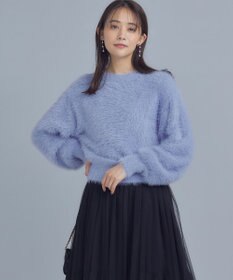 組曲 ナイロンファー ニット