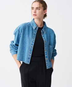 uncrave ラスターシアーニット ワイドリブトップス