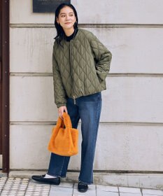 ANY L 【ウエストゴム】ストレートワイドデニム