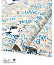 WACOAL ワコール_リラックス＆スリープ パジャマ 長袖 長ズボン オーガニックコットン100%(本体) PEANUTS スヌーピー レディース FDX552 /ワコール