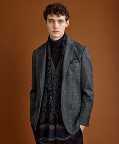 JOSEPH ABBOUD 【ストレッチ】フランネルジャージ ベスト