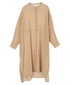 AMERICAN HOLIC 接触冷感バンドカラー切替シャツワンピース