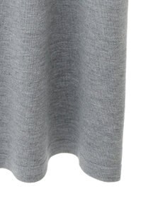 Green Parks 杢グレー袖チュールニットワンピース