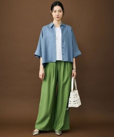 自由区 ナチュラルリネン シャツ