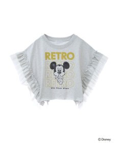 Green Parks ミッキーフレンド／袖フリルショート丈ＴＥＥ