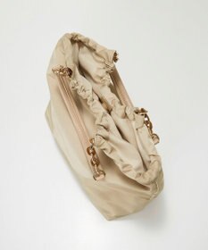 TOPKAPI 【TREASURE TOPKAPI】コンビチェーン ギャザー ナイロン トートバッグ