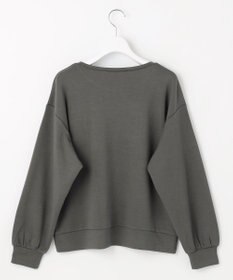 Feroux 【洗える】ローズコサージュ ダンボールプルオーバー