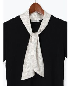 Te chichi スカーフカラーハーフスリーブニット