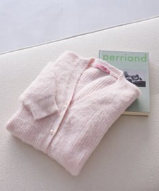 Maison de FLEUR フェザーヤーンカーディガン