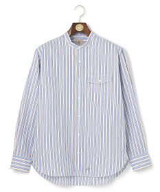 J.PRESS MEN 【SOMELOS】マルチストライプ バンドカラーシャツ
