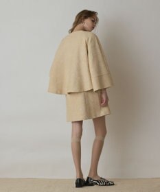 GRACE CONTINENTAL サラサジャガードケープジャケット