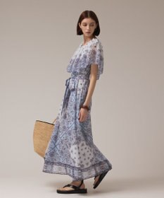 GRACE CONTINENTAL マルチWAYシフォンワンピース