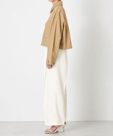 NAVE 【ReNAVE・セットアップ可/洗える】コットンリネンカルゼ ショートジャケット