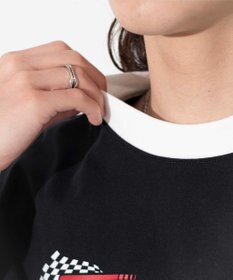 WEGO 【ユニセックス着用ITEM/手洗い可/MLサイズ】レーシングロゴTシャツ