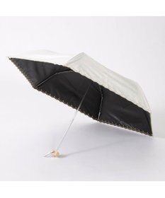 UNBILLION カシュネ cachenez /【晴雨兼用　日傘　UVカット率・遮光率100％生地使用 】PUフローラルラメ刺繍ミニ折りたたみ傘