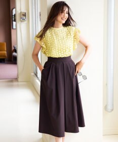 組曲 【弱撥水機能・UVケア】ライトナイロンストレッチ パンツ