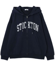 WEGO 【ユニセックス着用ITEM】ワッペンロゴZIPパーカー