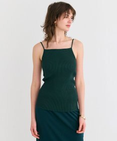 BEIGE， 【洗える】SENNA / インナーカップ付きリブニットキャミソール