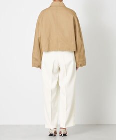 NAVE 【ReNAVE・セットアップ可/洗える】コットンリネンカルゼ ショートジャケット