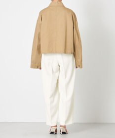 NAVE 【ReNAVE・セットアップ可/洗える】コットンリネンカルゼ ショートジャケット