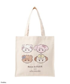 Maison de FLEUR Lil ala mode スクエアトートバッグ