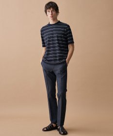 JOSEPH ABBOUD 【エコ素材和紙使用・日本素材を日本縫製 ・軽量・通気性】和紙フライスボーダーＴシャツ