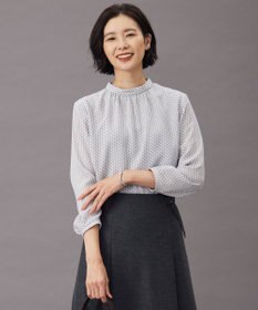 J.PRESS LADIES 幾何プリント カットソー