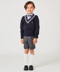 J.PRESS KIDS 【110-130cm】ウールサージ ハーフパンツ