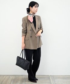 Marca 【Marcaオリジナル】色面シルエット馬車 小判スカーフ シルクツイル