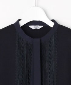 J.PRESS LADIES レースコンビ ボウタイ カットソー