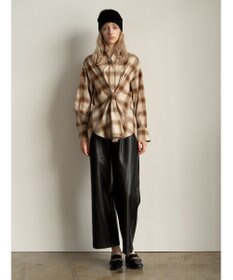 Te chichi フェイクレザーセミワイドパンツ《2025Autumn catalog item》