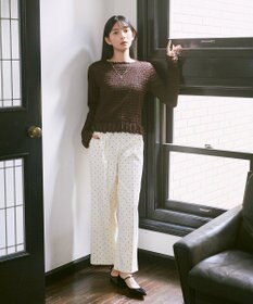 earth music&ecology リラックスドットパンツ