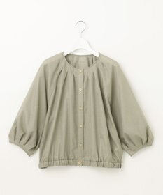 自由区 【洗える・XSサイズあり】シアーシャイニー ジャケット