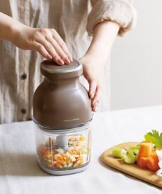 YAMATO テーブル＆キッチン 【レコルト】コードレスカプセルカッターボンヌ  モカブラウン  RCP-7(BR)