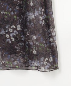 自由区 L 【カタログ掲載・洗える】ボタニカルフラワープリント ワンピース